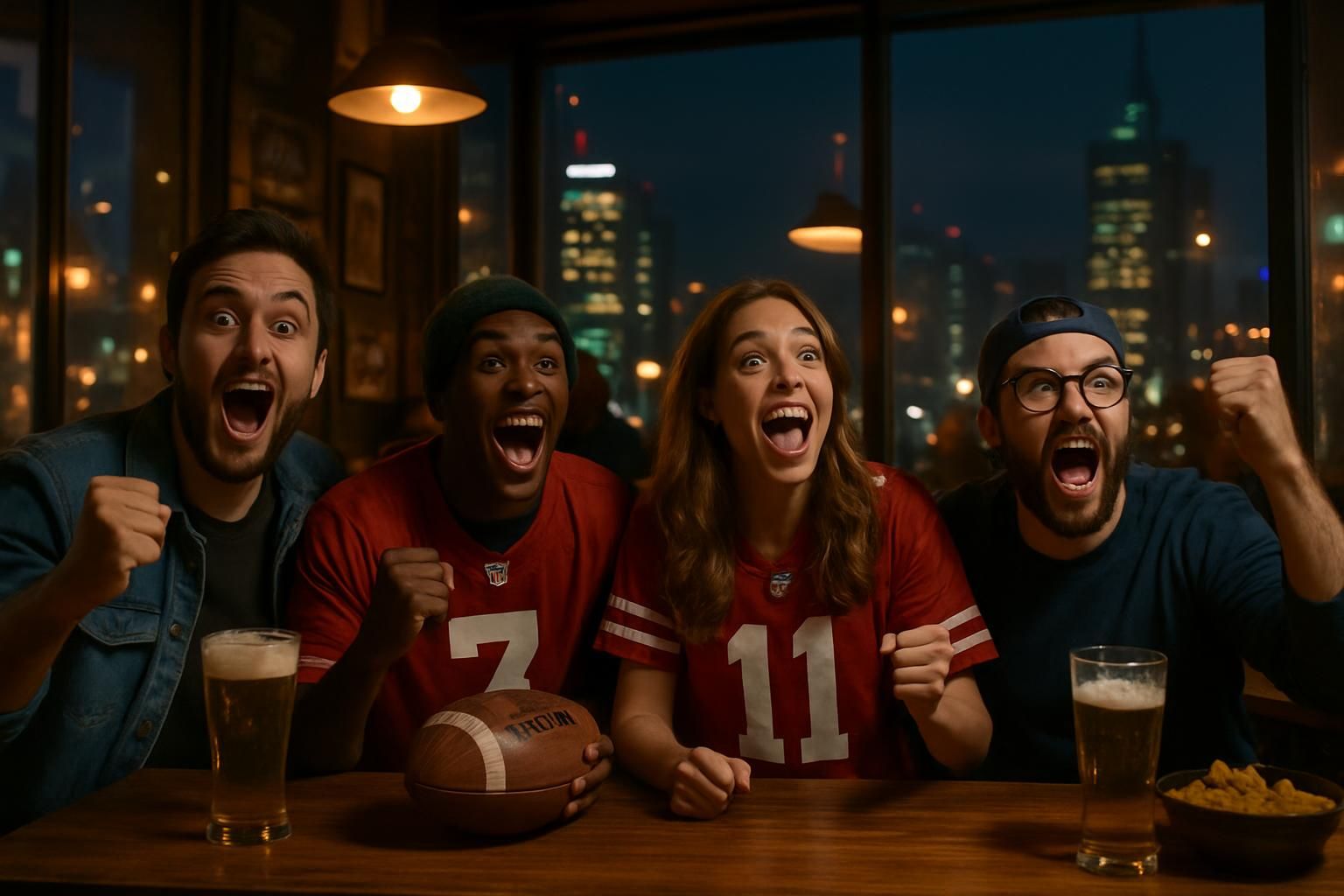 experience the thrill of a sleepless night in milan as nfl enthusiasts come together to celebrate the excitement of american football.