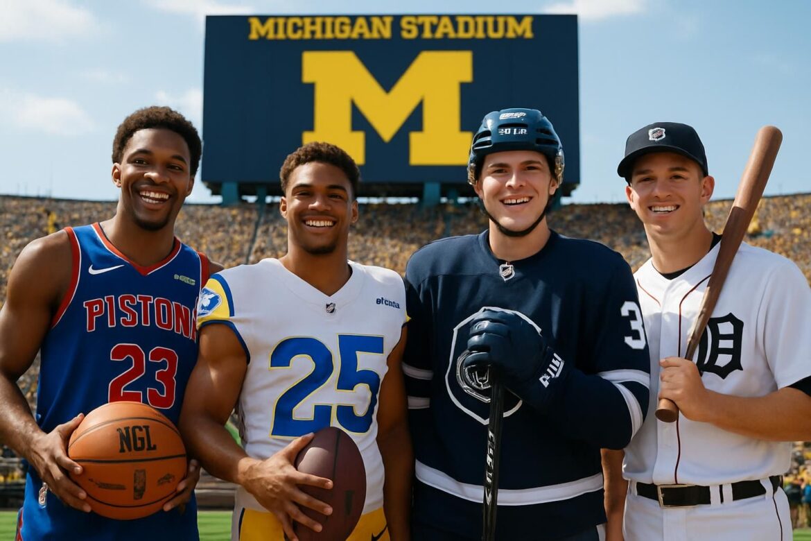 Michigan Makes History as the First School to Land First-Round Picks in NBA, NFL, NHL, and MLB Drafts All in One Year